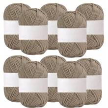 10pcs/Pack Nylon Filament Yarn For DIY Knitting Caps, Scarves, Cushions - Multicolor - View 44