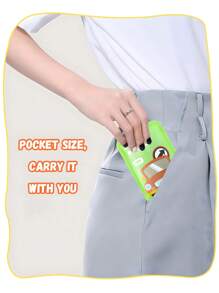 6pcs/1pc Children's Cartoon Creative Style Pocket Raincoat Set, Portable Long Thick Raincoat, Transparent And Portable Travel Outdoor Mountaineering Waterproof, Children's Camping And Hiking Accessories, Is An Ideal Choice For Giving Gifts To Children