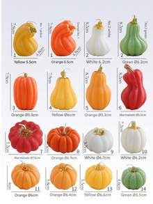 1 件南瓜万圣节蜡烛、送礼蜡烛、大豆蜡烛、蜡烛套装、闺蜜礼物、女士礼物、冬季礼物、香薰蜡烛、家居装饰蜡烛 - 彩色 - 查看 10