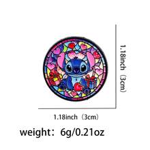 Disney 1 pièce Broche Disney Stitch, épinglette émaillée distinctive - Insigne mignon pour sacs à dos et vêtements, accessoire de broche pour vêtements, attache de sac