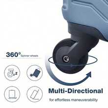 3-Piece Hardshell Expandable Luggage Set With Spinner Wheels And TSA Lock - 20, 24, 28 - Blue