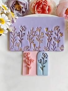 Bohemia Flower Leaf Clay Cutters For Jewelry Making Earrings, Summer Leaf Handmade Jewelry Clay Cutter Tool For DIY Crafts