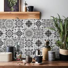 24PCS- Nordic Home Tile, Self-Adhesive Wall Stickers, Kitchen Bathroom Bedroom Living Room Dining Room, Waterproof, Oil And Moisture Proof, Decorative Tile Stickers, Wall Renovation Floor Stickers For Home Decor