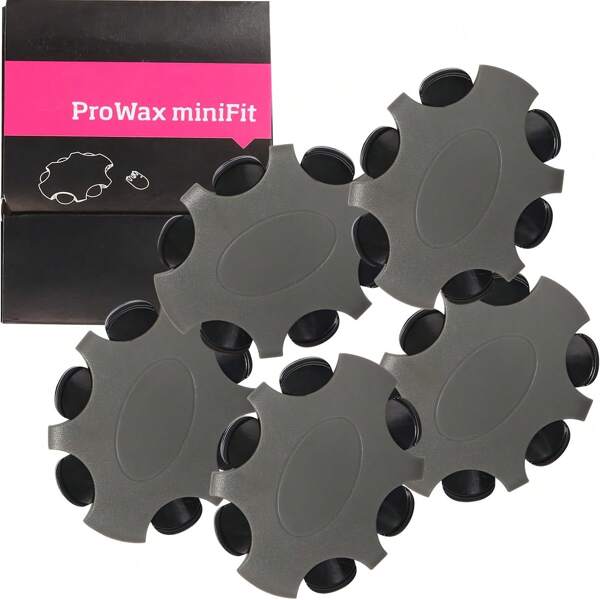 ASUNDOM 5 paquets / 30 pièces Filtre de protection à la cire ProWax MiniFit pour Oticon, kit de nettoyage de remplacement transparent