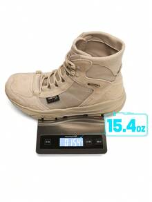 Men's Lightweight Military Tactical Work Boots Outdoor Motorcycle Combat Boots - Khaki - View 5