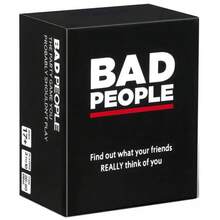 BAD PEOPLE Card Game - Fun Family Party Game For Adults And Kids Best Gift For Friends - Bad Basic Version - View 1