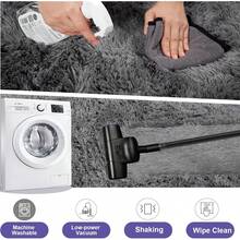 NetHong Circular Circle Round Mats Rugs Floor Carpets Small Extra Large Mats Modern Cheap Fashion Comfort Home Decor UK - Dark Grey - View 6