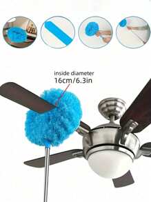 New Retractable Duster Bendable Mini Fiber Duster Dust Sweep Simulation Feather Duster