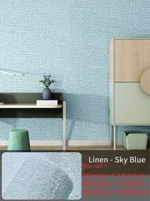 1 قطعة ورق حائط كتان لاصق جداري مقاوم للماء ومقاوم للرطوبة ذاتي اللصق، مناسب لديكور غرفة المعيشة والنوم والممر، بمقاس 50 سم * 2.8 متر / 5 متر / 10 متر ورق حائط ملصقات جدارية ديكور الغرفة ديكور المطبخ وغرفة المعيشة