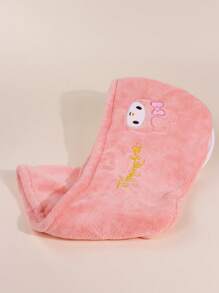 Sanrio Sanrio 1pc Sanliou Yugui Dog, Four Color Cute Kuromi Dry Hair Cap, Anime KT Cat Coral Velvet Water Absorbing Headscarf, Home Cartoon Melody Quick Drying Bath Cap Home Bathroom Decor Summer
