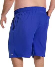 Men's Big And Tall Swim Trunks, Sizes 2X-6X - Màu xanh lam - Xem 5