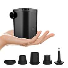 Pompe électrique gonflable sans fil portable pour le camping en plein air - Double usage pour piscine, matelas pneumatique et plus - Batterie lithium-ion rechargeable