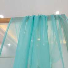 White Canopy Bed Scarf For Queen & Full Bed, Luxury Queen Canopy Bed Curtains, White Canopy Bed Drapes, Four Post Bed Canopy Drapes, Sheer Bed Canopy Scarf 1 PC 52X228 Bed Tulle Canopy - Turquoise - View 7
