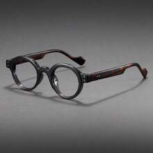 Vintage Style Oversized Round Fashion Glasses, PC Frame, Lenses, Plain Eyewear For Men And Women - Multicolor - View 16