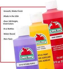 Acrylic Paint In Assorted Colors (8 Ounce), 20403 White,6246475 - White - View 6