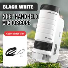200X Portable Handheld Microscope For Kids, High Definition STEM Educational Science Experiment Toy, Outdoor Observation Gift For 6-15 Years Old Children - Multicolor - View 19