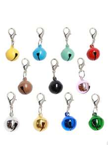 3/5 piezas Campanas de collar de mascota de hierro, broche, accesorio multifuncional, adecuado para gatos y perros, collares de cachorro, accesorios para mascotas | Collares decorativos para mascotas | Collares para mascotas, campanas de collar para mascotas