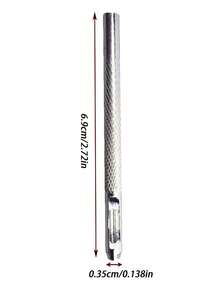 4/12 Peças Conjunto Profissional de Perfurador de Couro, Kit Perfurador Resistente para Cintos/Relógios/Bolsas, Perfurador de Orifícios Redondos de 4 Tamanhos, Ferramentas de Artesanato de Couro DIY para Reparar Alças e Fazer Acessórios, Ferramentas de Perfuração de Couro