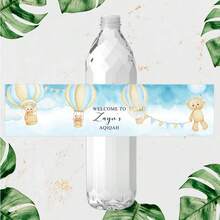 UNICCUT 客製化 Aqiqah 貼紙，伊斯蘭 Aqiqah 派對歡迎標籤，適用男嬰女嬰裝飾，水瓶貼紙、圓形貼紙，嬰兒洗禮、居家生活，個性化標籤，時尚設計，波西米亞伊斯蘭風，嬰兒洗禮禮物，貼心禮物 - 彩色 - 查看 14