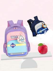 1pc新款日本尼龙背包，休闲简约，拉链设计，可调节肩带，适合上学和旅行，可轻松容纳日常用品，多功能物品，时尚宠儿，适合所有风格和场合，风格适应性很强