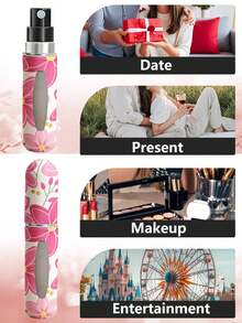 1 Chai xịt nước hoa mini có thể nạp lại – Vòi phun du lịch 5ml, Bình xịt nước hoa di động và chống rò rỉ để bỏ vào ví, túi quần và mang theo khi di chuyển - Nhiều màu - Xem 6