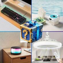 2025 Mystery Surprise Random Box - 100% Random Selection From Tech Gadgets & Electronics To Practical Items - Halloween & Holiday Gift Ideas - Unboxing Surprise Gifts, Mystery Gifts, Diverse Products