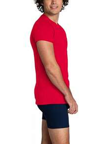Men's Crew Tee Undershirts, Wicking,, Big & Tall Available - Warna Dapat Bervariasi - Paket 3 - View 3
