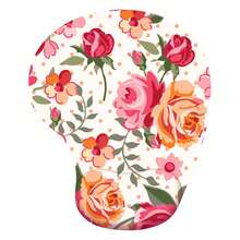 Ergonomic Mouse Pad With Wrist Rest - Soft Memory Foam, Non-Slip Silicone Base, Comfortable For Long Computer Work, Desktop Accessory