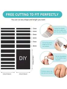 Transparent Ring Size Adjustment Resizer, Invisible Ring Resizer , Women Finger Loose Ring Size Reduce Invisible Sticker Clear DIY Sewing Jewelry Tool Set Adjuster Set For Loose Rings - Ideal For Wedding Bands & Jewelry Comfort