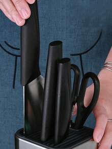 1 件多功能厨房刀架 - 銀色 - 查看 5