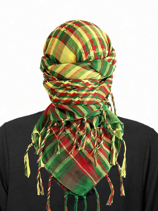 1 pieza Pañuelo tubular multicolor, protección contra el viento y el polvo para el cuello y la cabeza para deportes al aire libre