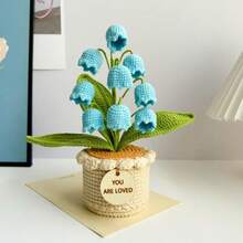 200 Seeds Crochet Flower In Pot, Crochet Daffodil, Crochet Lily, Graduation Gift, Birthday Gifts, Seeds