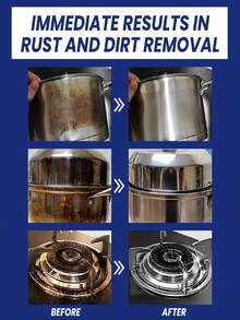 JAYSUING 厨具清洁剂，不锈钢清洁膏，去除锅碗瓢盆上的污渍，多用途清洁抛光剂，家用清洁膏，去除锈迹，清洁抛光不锈钢，神奇不锈钢厨房清洁剂（新旧型号随机发货） - 綠色 - 查看 6