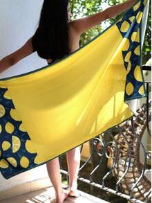 Microfiber Beach Towel – 75x150 Cm – Lightweight, Absorbent & Quick-Drying Summer Towel – Made In Turkey - Khaki - View 3