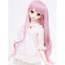 MWigs Only 89 Inch 1 3 BJD Wig Doll Hair SD DZ DD DOD Wig Pink+White 6001 - như hình ảnh - Xem 3