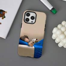 Funda para teléfono 1PC Rise UpCon una elegante película dos en uno, resistente a los golpes y moderna, compatible con los modelos 16/15/14/13/12/11 Plus/Pro/Pro, impresiones realistas que - Colores mixtos 1 - Ver 7