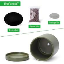 SEDGSRTGD 3.5 Inch Ceramic Planter Pot With Drainage Hole And Saucer, Indoor Cylinder Round Planter Pot, White, 94-O-A-1