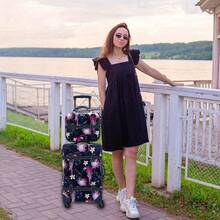 2 - Piece Hardside Carry - On Spinner Luggage Set, Parrot, Suitable For Travel