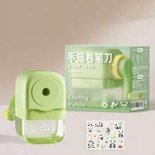 1 pezzo Temperamatite manuale carino, temperamatite per astuccio, adatto per studenti di scuola media, fai da te