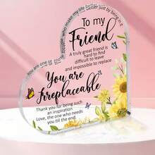 Placas de sentimiento de acrílico: Gratitud y Apreciación. Perfecto para regalar a mamá, papá, amigos y familia. Diseñados como recuerdos que infunden calidez sincera a cualquier espacio, convirtiendo momentos ordinarios en recuerdos apreciados que duran toda la vida.