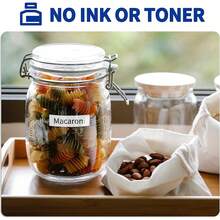 8 Rolls DYMO Label Maker Replacement Label Tape, Model 91331, Black On White Plastic Label Tape, 12mm X 4m (1/2" X 13'), Black On White, Compatible With Dymo LetraTag 200B, LT100H, LT100T, School Supplies, Back To School Season - Black On White - View 10