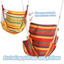 1 Stück Hängestuhl für Studentenwohnheim, Hängestuhl für Universitätsstudenten, Innen-Hängekorb-Schaukelstuhl, Außenterrassen-Schaukel, einfache Installation, stabiler Seilverriegelung, abriebfest & atmungsaktiv, hohe Tragfähigkeit, kippfestes Design (Kissen und Polster nicht enthalten)