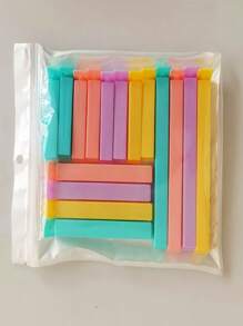 3/5/10/12/15/20 قطعة ألوان عشوائية مشابك إغلاق متعددة الأغراض، أدوات إغلاق صغيرة مناسبة للوجبات الخفيفة وأكياس الطعام، مشابك إغلاق محكمة للرطوبة، مشابك إغلاق متعددة الوظائف، مشابك إغلاق بلاستيكية، مشابك للشاي، مشابك حفظ الطعام محكمة الإغلاق للرطوبة. تستخدم لمنع الوجبات الخفيفة والطعام والشاي وحبوب القهوة ومسحوق الحليب وما إلى ذلك من الرطوبة والعفن والتلف. مشابك إغلاق بلاستيكية لأكياس الطعام والوجبات الخفيفة، مشابك إغلاق بلاستيكية للطعام، مشابك لتخزين الأكياس في المطبخ، آلة إغلاق