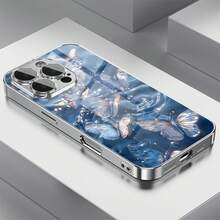 Funda para teléfono (1 unidad) con un elegante diseño plateado. Compatible con los modelos 6 Pro Max/16 Plus/16 Pro/16/15 Pro Max/15 Plus/15 Pro/15/14 Pro Max/14 Plus/14 Pro/14/13 Pro Max/13 Pro/13/12 Pro Max/12 Pro/12/11 Pro Max/11 Pro/11/Xs Max/Xr/X/7 Plus/ - Colores mixtos 1 - Ver 1