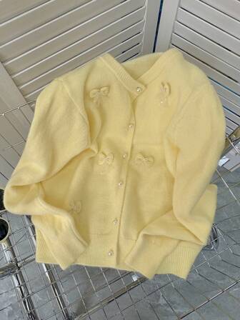 Cardigan surdimensionné en tricot moelleux pour femme, veste en tricot pour l'automne/l'hiver