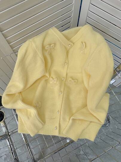 Cardigan surdimensionné en tricot moelleux pour femme, veste en tricot pour l'automne/l'hiver