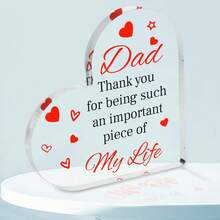 Placas de sentimiento de acrílico: Gratitud y Apreciación. Perfecto para regalar a mamá, papá, amigos y familia. Diseñados como recuerdos que infunden calidez sincera a cualquier espacio, convirtiendo momentos ordinarios en recuerdos apreciados que duran toda la vida.