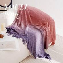 Sofa Blankets, Throw Blankets & Nap Blankets - Caramel - View 4