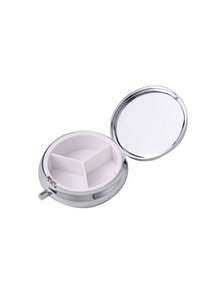 1Pc Personalized Customized Text/Photo Pill Box, With Multiple Colors Available For Selection. It'S A Diy Daily Portable Pill Box, Which Makes It Easy To Distinguish And Store Medications And Convenient To Carry Around.