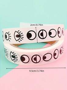 1000pcs Self Adhesive Art Eye Decoration Sticker, Eye Self-Adhesive Paper For Handmade Paper-Cut, Doll Decoration Crafts Toys And Home Decoration